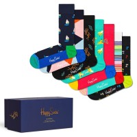 7-Pakning Happy Socks 7-Day Gift Box