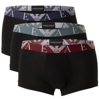 3-Pakning Emporio Armani Monogram Cotton Trunks
