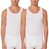 2-er-Pack Schiesser 95-5 Organic Cotton Athletic Shirt