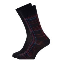 2-stuks verpakking BOSS Logo Mercerized Cotton Sock