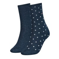 2-Pakkaus Tommy Hilfiger Women Dot Sock