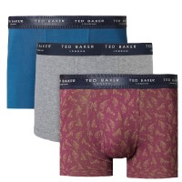 3-Pakning Ted Baker Realasting Cotton Trunks