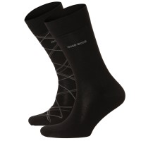2-er-Pack BOSS Check Cotton Sock