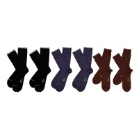 6-er-Pack Topeco Men Bamboo Printed Socks