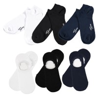 6-Pak Topeco Men Cotton Sneaker And No Show Sock