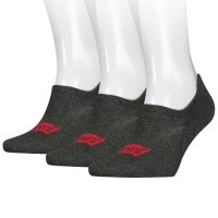 3-Pakkaus Levis Footie High Rise Batwing Logo Socks