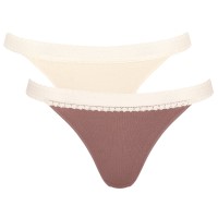 2-Pakkaus Sloggi GO Ribbed Tanga
