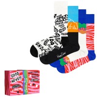 4-Pakkaus Happy Socks WWF Gift Box 
