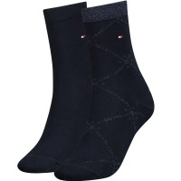 2-er-Pack Tommy Hlfiger Women Graphic Argyle Sock
