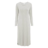 Damella Bamboo Plain Long Sleeve Nightdress 