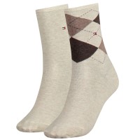 2-er-Pack Tommy Hilfiger Check Sock