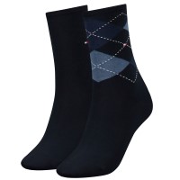 2-er-Pack Tommy Hilfiger Check Sock