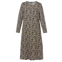 Trofe Zebra Long Sleeve Dress Trofe Zebra Long Sleeve Dress