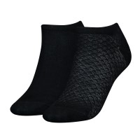 2-Pakkaus Tommy Hilfiger Women Diamond Sneaker Socks