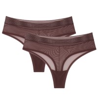 2-er-Pack Triumph Tempting Sheer Highwaist String