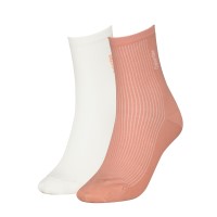 2-er-Pack Calvin Klein Women Rib Sock
