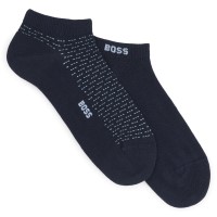 2-stuks verpakking BOSS Minipatetrn CC Ankle Socks