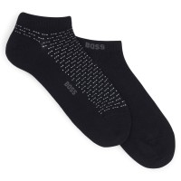 2-stuks verpakking BOSS Minipatetrn CC Ankle Socks