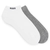 2-stuks verpakking BOSS Minipatetrn CC Ankle Socks