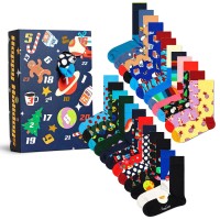24-Pakkaus Happy Socks Advent Calendar Socks Gift Set