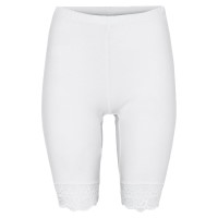Decoy Mid-length Capri Leggings With Lace
