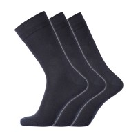 3-Pak Dovre Cotton No-Elastic Socks 