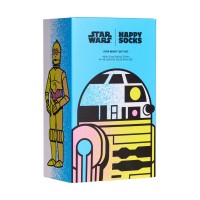 3-Pakkaus Happy Socks Star Wars C-3PO And R2-D2 Gift Box