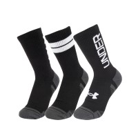 3-er-Pack Under Armour Performance Tech Nov Crew Socks