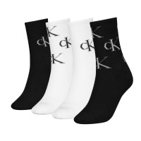 4-Pakkaus Calvin Klein Women Aop Socks Gift Box