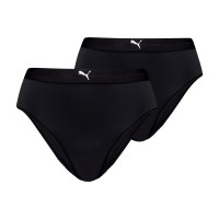 2-stuks verpakking Puma Women High Waist Brazilian Briefs