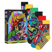 6-Pakkaus Happy Socks Marvel Avengers Assemble Gift Set
