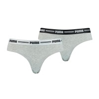 2-Pakning Puma Logo Waistband Brazilian
