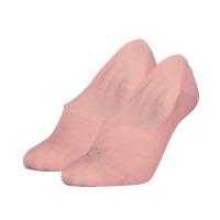2-Pakning Calvin Klein Shiny Logo Mid Cut Footie Socks
