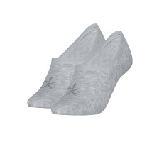 2-stuks verpakking Calvin Klein Women Invisible Footie Socks