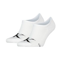 2-er-Pack Calvin Klein Monogram High Cut Footie Socks