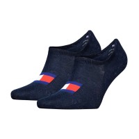 2-er-Pack Tommy Uni TJ Flag Footie Socks
