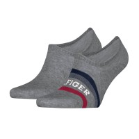 2-Pakkaus Tommy Men Tab Footie Socks