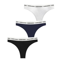 3-Pakkaus Björn Borg Logo Thong 3-Pakkaus Björn Borg Logo Thong