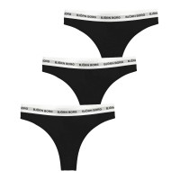 3-stuks verpakking Björn Borg Logo Thong