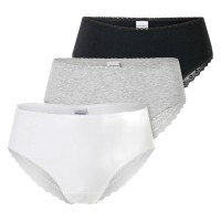 3-Pakning Schiesser Modern Brazillian Slips