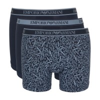 3-Pak Armani Logo Boxer With Long Leg 3-Pak Armani Logo Boxer With Long Leg