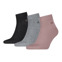 3-Pak Calvin Klein Classic Quarter Socks For Men