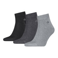 3-Pak Calvin Klein Classic Quarter Socks For Men