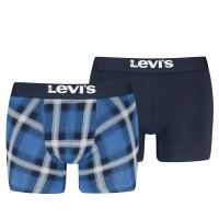 2-Pakning Levis Argyle Check Boxer 2-Pakning Levis Argyle Check Boxer