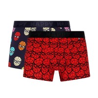 2-Pakkaus Happy Socks Marvel Spider-Man Boxershorts 2-Pakkaus Happy Socks Marvel Spider-Man Boxershorts