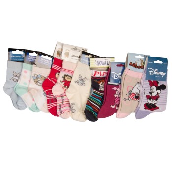 3-stuks verpakking Vrolijke soepele sok AKTIE