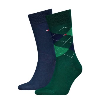 2-er-Pack Tommy Hilfiger Men Sock Check