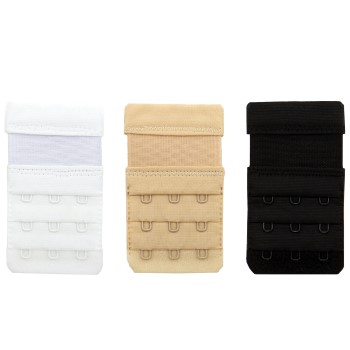 3-Pack MAGIC Bra Extender 3 Hooks 4,5 cm