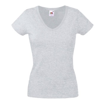 Fruit of the Loom Lady Fit Valueweight V-neck T