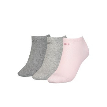 3-er-Pack Calvin Klein Chloe Cotton CK Logo Liner Socks